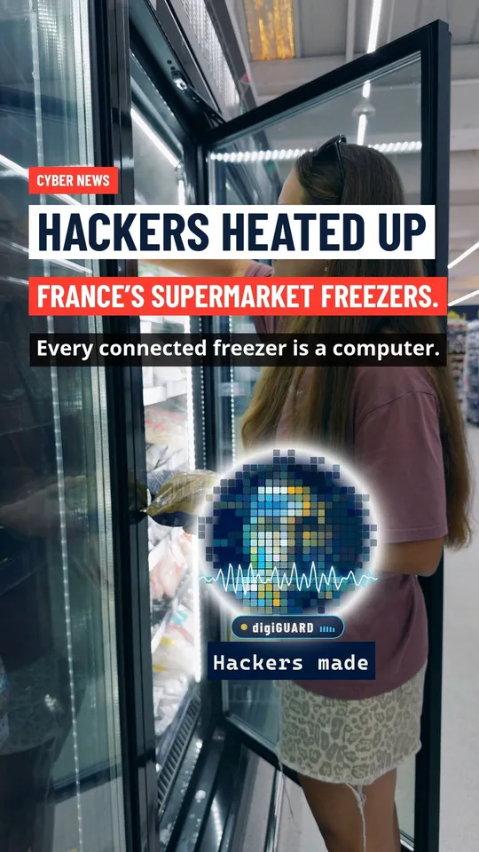 Standbild aus dem Reel: Hacker heizten Frankreichs Supermarkt-Tiefkühlern ein